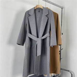 
Factory cleaning series! Double-sided wool mid-length coat