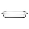 High borosilicate heat-resistant glass baking dish long square round microwave oven glass dish baking dish oven cheese baked rice