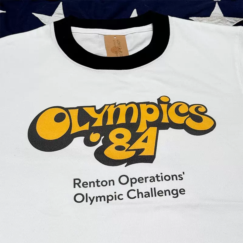 vtg风格美式复古运动Ringer t oldschool 84奥运男女款T恤情侣