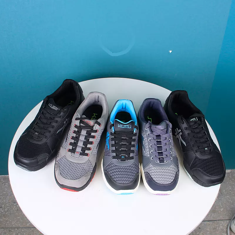 KURU出老美防滑网面男女子低帮超级加宽透气减震软底运动鞋跑鞋子-Taobao