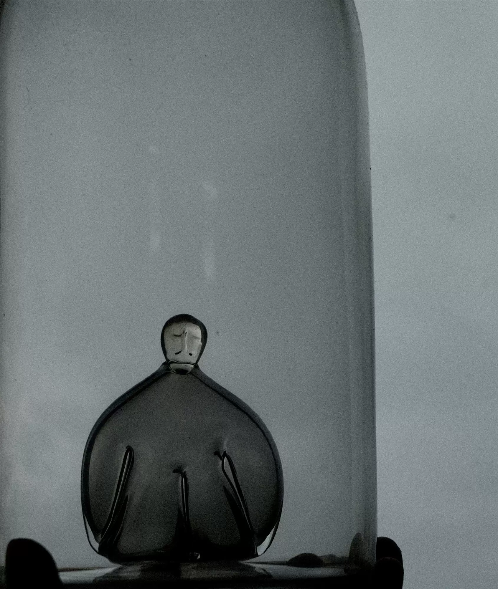 光井威善作　ガラス置物　オブジェ　花瓶 光井威善作 ガラス置物 オブジェ 花瓶 光井 威善（みつい・たけ