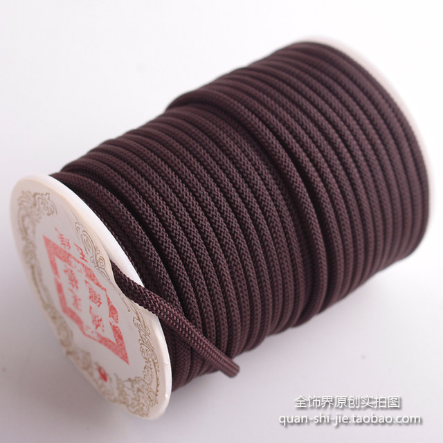 Thick wire for bracelets and necklaces, 3 4mm fine-grained tightly braided rope, semi-finished wire for DIY hand toy ropes