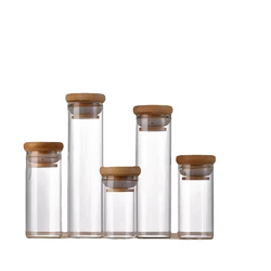 Bamboo wood high borosilicate storage home