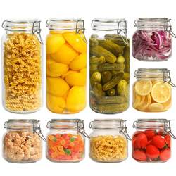 Glass sealed jar small storage storage jar