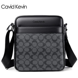 Cavid Kevin European and American Men's Shoulder Bag Crossbody Bag Casual Business Backpack Mobile Phone Bag Messenger Bag