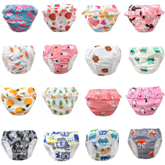 Baby swimming trunks, baby waterproof and leakproof swimming trunks, swimming pool special swimsuits, boys, girls, children's swimming trousers
