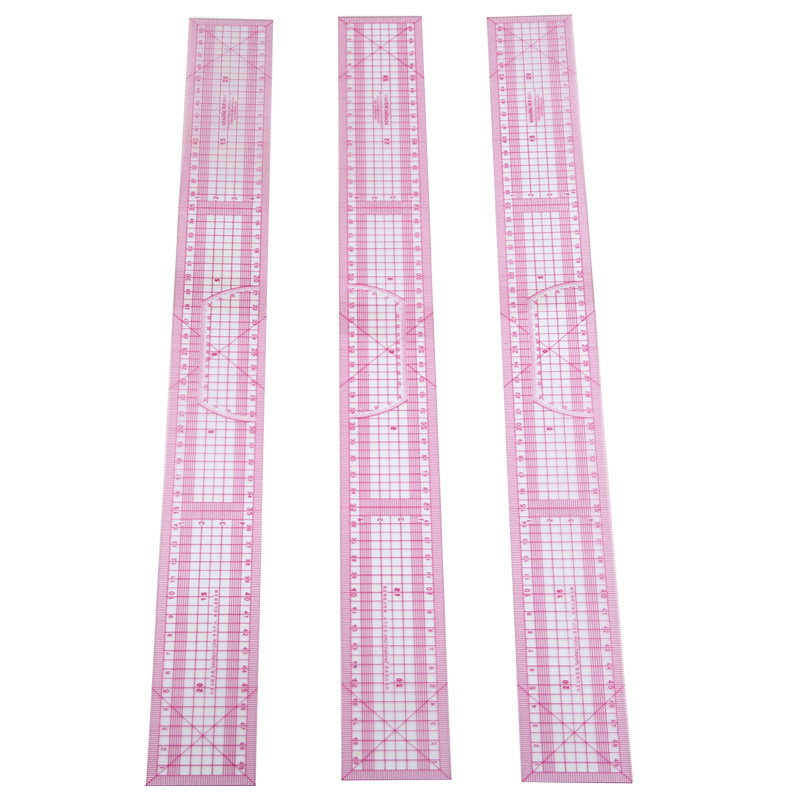 KELING 8001 50CM 등급 눈금자 및 패턴 만들기 눈금자 50CM 다기능 45CMB-95 전문 보드 하우스 눈금자-