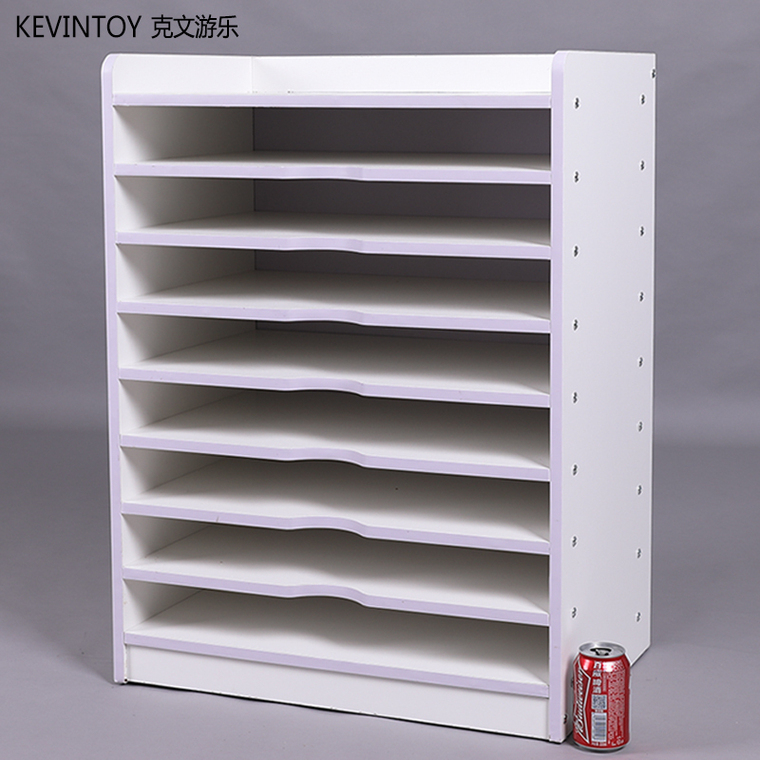 Kindergarten drawing paper storage 4k color rice paper storage rack