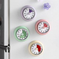 Qingqi Mechanical Timer Visual Time Management Alarm Clock Kitchen Magnetic Cooking Countdown Timer Reminder