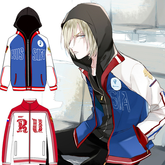 ユーリ!!! on ICE コート - 男女兼用ポリエステルジャケット