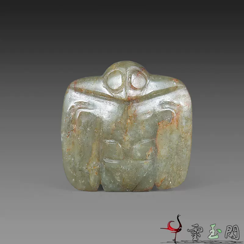 高古玉红山文化玉器玉鹰红山古玉老玉红