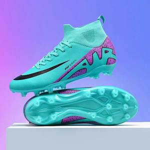 
Ronaldo Assassin 15/16 Adult Children's Football Shoes Boys Spikes Student AG Broken Nails Grass Anti-Slip Training Men and Women