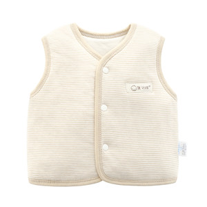 
Baby vest small vest autumn and winter thickened and warm baby boy and girl winter vest pure cotton newborn children autumn clothing