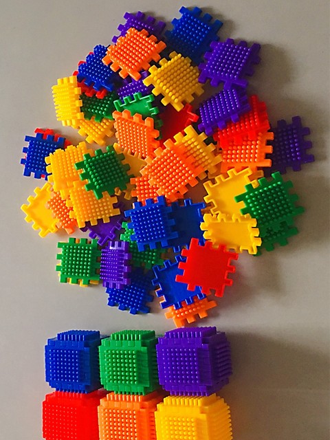 Smart Cube Building Blocks Toy Kindergarten Desktop Game Parent-Child ...