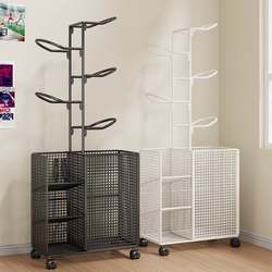 Basketball Storage Rack Floor-Standing Storage Rack for Home Toys, Ball Sports, Fitness Equipment, Yoga Mat Storage Rack