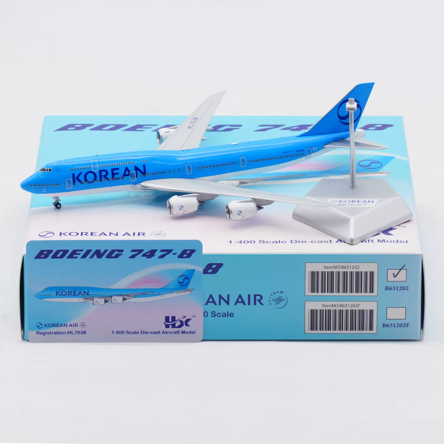 www.JetCollector.com: Korean Air B747-8I HL7638 1:400 Scale