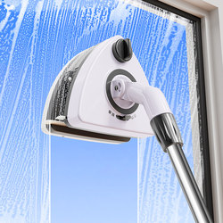 Glass Cleaning Tool for Home Use, Specialized for High-Rise Exterior Windows, Double-Sided Glass Scraper for Cleaning and Maintenance, Professional Housekeeping Tool