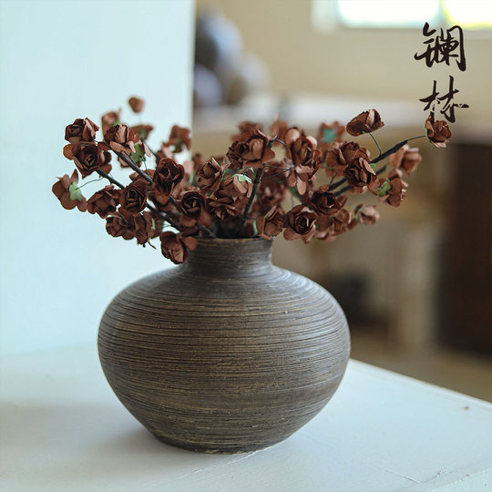 現代工芸品美術品 乾隆粉彩仕女図花瓶 景徳鎮 装飾品 中国美術