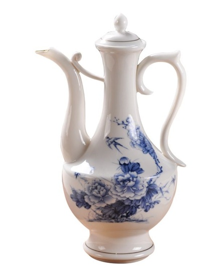 青花酒壶1斤装家用大号陶瓷分酒器白酒壶酒店酒具多款可选