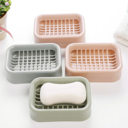 Creative bathroom double-layer drain soap dish bathroom handmade soap holder soap box soap dish soap holder