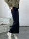 Women's 2025 Spring and Autumn Korean high-waisted slim hip skirt with a slit step back half-length skirt

