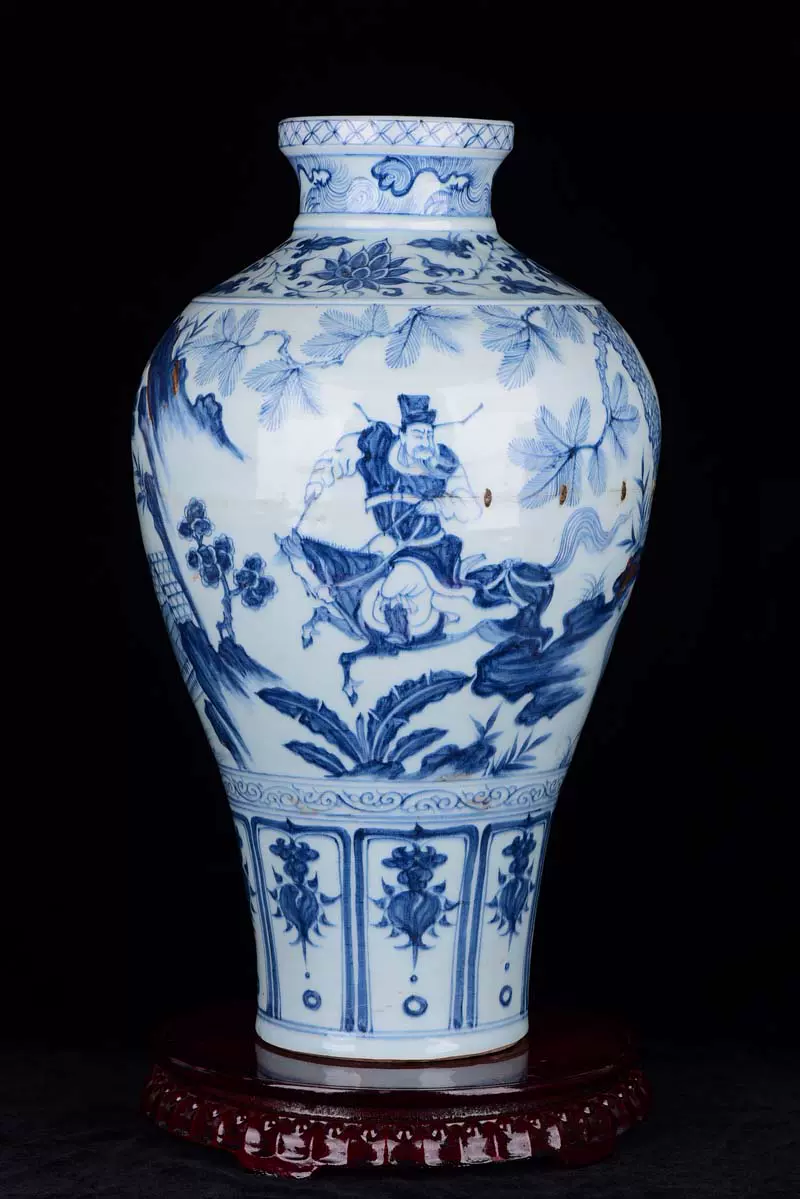 民国珠山八友汪野亭绘粉彩山水图瓷板画