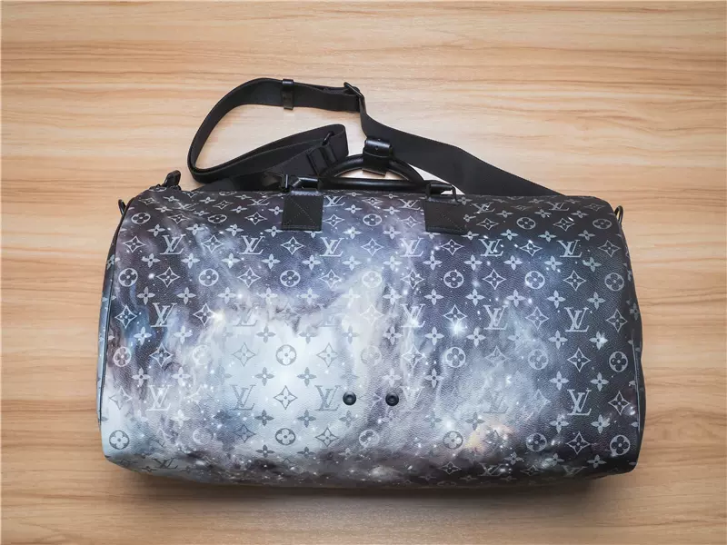 LOUIS VUITTON Monogram Galaxy Keepall Bandouliere 50 Boston M44166