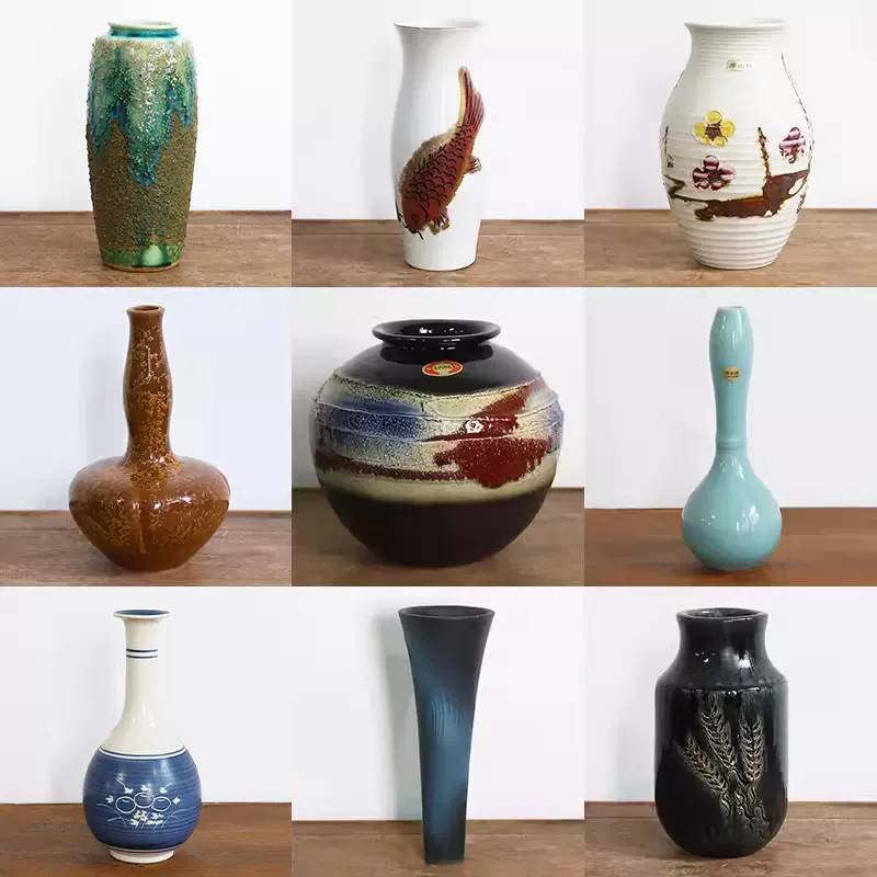 日本進口迴流銅器御玄豬日式池坊薄端舊物擺件老物件銅瓶花器器皿-Taobao