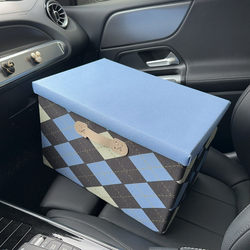 Fabric Foldable Car Trunk Storage Box, Car Storage Basket, Clothes Storage, Home Use, Student Dormitory Storage Box