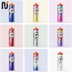 Gatorade/Gatorade, same style as the field, extruded sports kettle, curved mezzanine style water cup