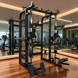 Gym Equipment Smith Machine Comprehensive Trainer Multi-Functional Squat Bench Press Rack Home Big Flying Bird Gantry Rack
