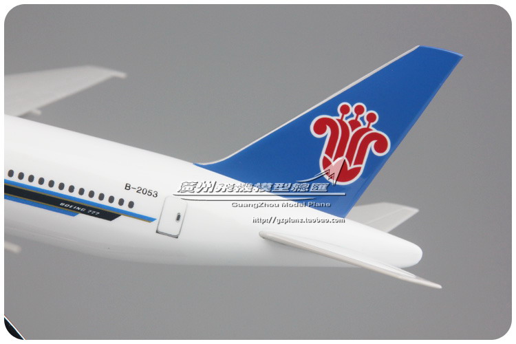 China Southern Airlines Boeing B777 resin simulation passenger aircraft ...