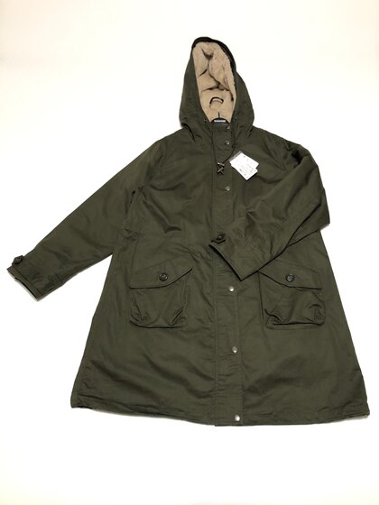 
Daily single nissen women's cotton casual hooded double-layer thermal windbreaker plus inner liner three-in-one cotton jacket