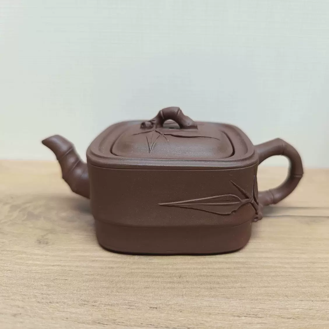 一廠紫砂茶壺紫泥四方如意壺國家級工藝師半手工製作200-400cc容量