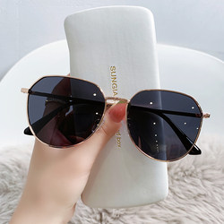 French Portney Bell Sunglasses for Women with Small Faces, Anti-Uv, Strong Light, Fashionable Polarized Sunglasses, New Style