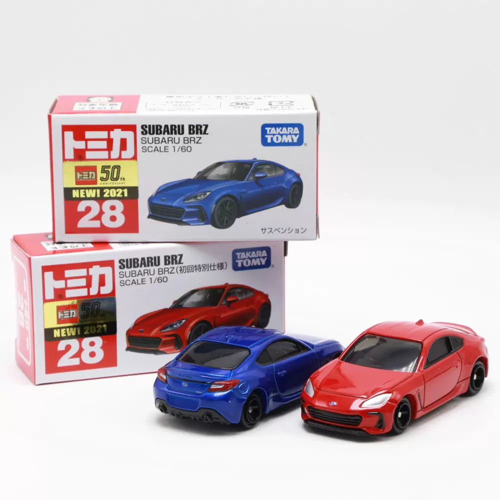 Tomy Tomica 28 12 Subaru Brz 普通 初回新车帖 Tomy Tomica 28 12 Subaru Brz 普通 初回新车帖