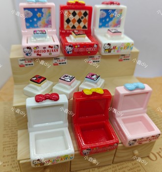 
Customized simulation miniature watch case box children's house play house handmade ornaments DIY resin accessories