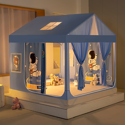 Children's Mosquito Net 2026 New Model for Home Bedroom Baby Infant Full Bottom Anti-Fall Light-Blocking Bed Tent Yurt