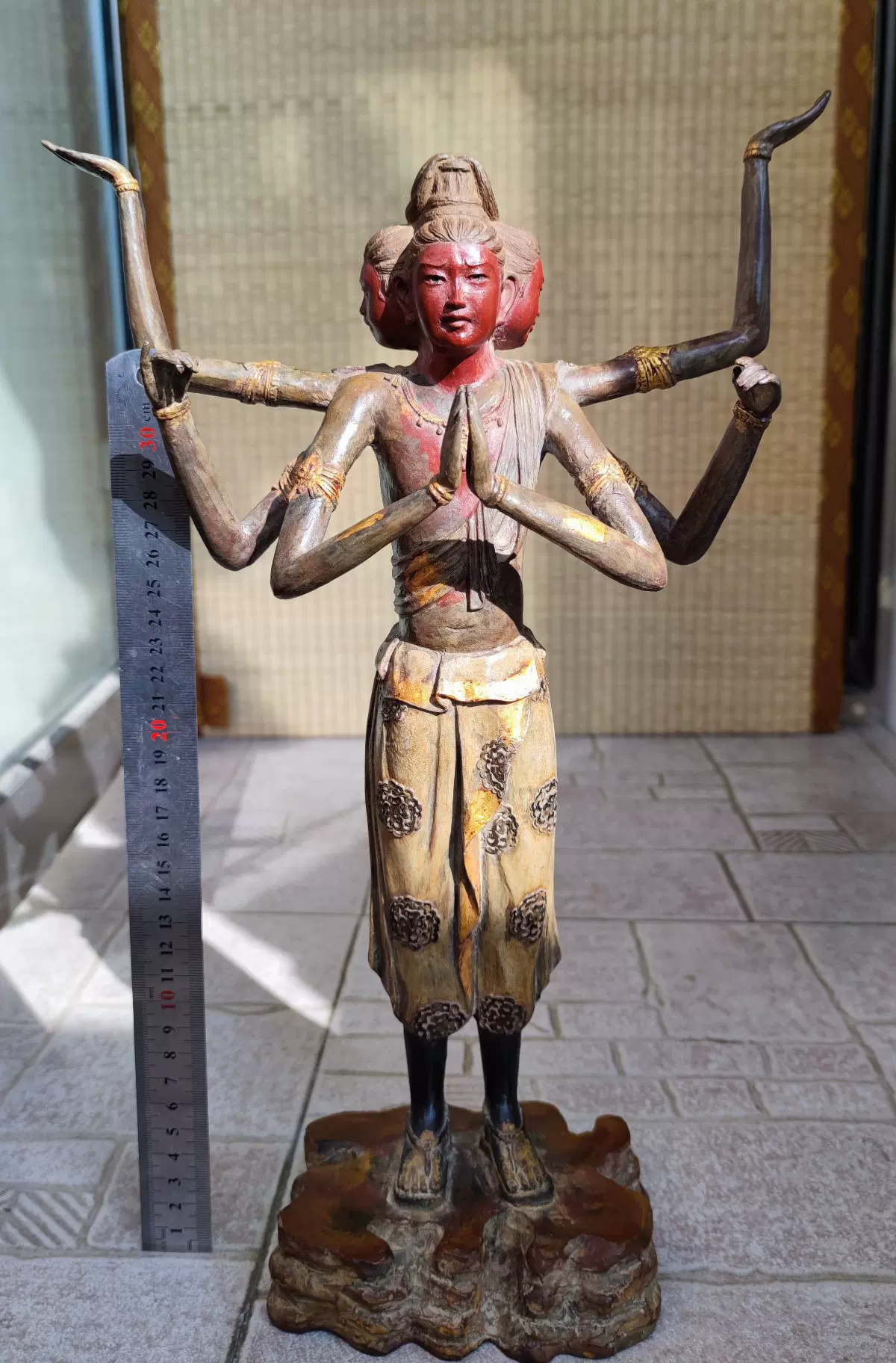 铜器 開運 仏像 仁王像 金剛力士像一式 招財 置物 工芸品 铜器 開運 仏像 仁王像 金剛力士像一式 招財 置物 工芸品（金剛