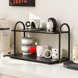 Decohub Multifunctional Storage Rack Creative Desktop Retro ins Style Countertop Organizer Cup Perfume Storage Rack