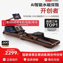 Merrick 950 Rowing Machine Is a Foldable Water-Magnetic Dual-Resistance Multi-Functional Smart Aerobic Fitness Equipment for Home Use