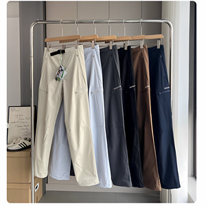 
Good products from the channel! Couple style spring outdoor waterproof soft shell assault pants hiking mountaineering pants overalls paratrooper pants