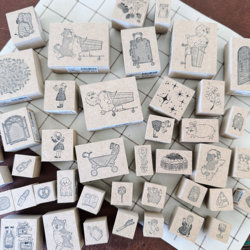 In Stock Japan Kibunsha Summer New Vintage Small Items Cute Animal Journal Stamps