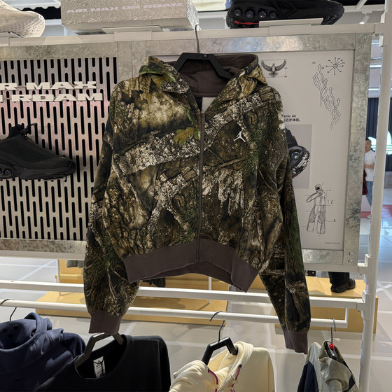 
Nike JORDAN Jordan Women's Fashion Loose Hoodie Winter New Short Velvet Jacket HV0470