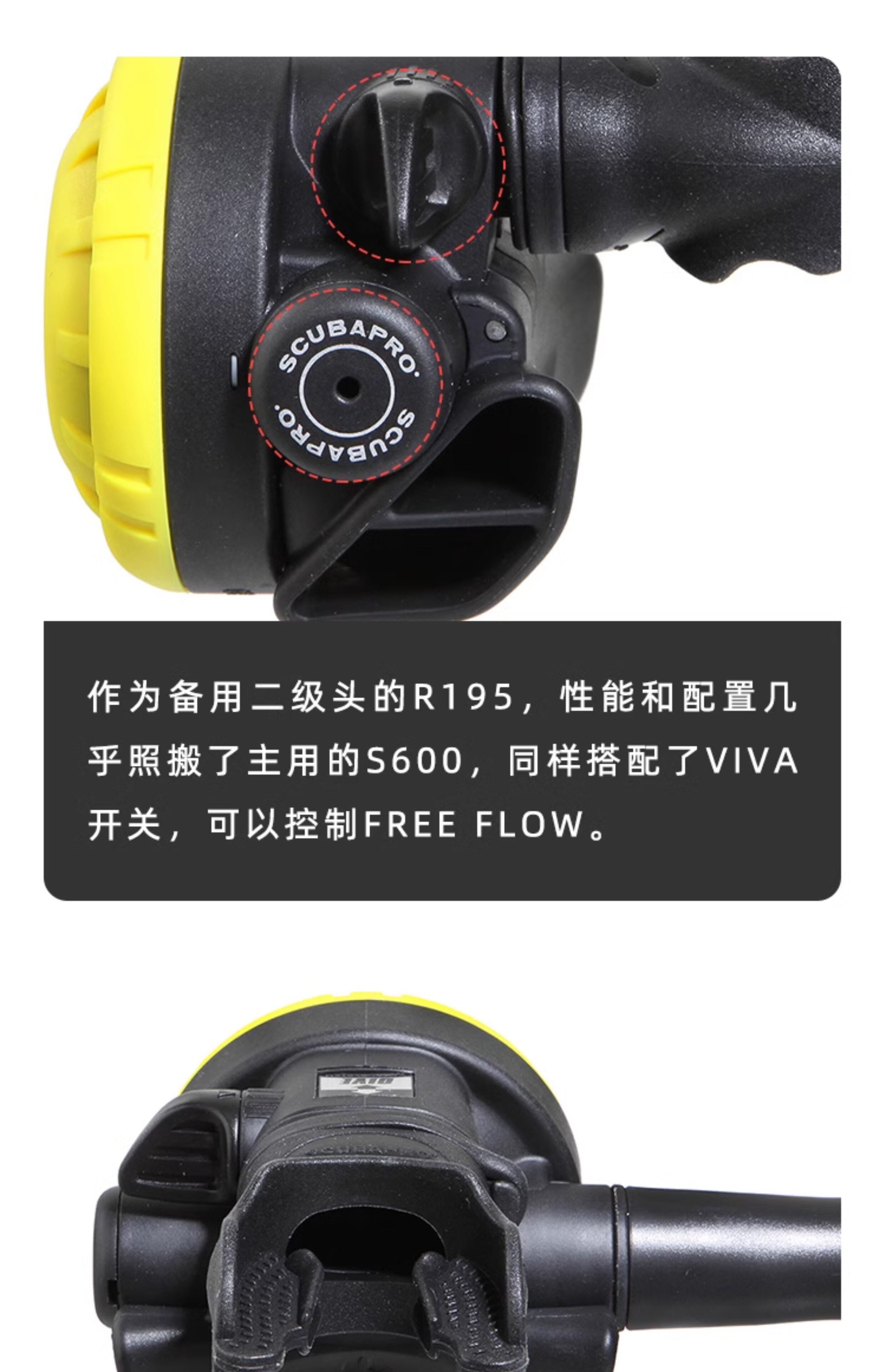 Scubapro s600 ダイビング呼吸レギュレーターセット、mk25 evo および 