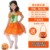 (remark size) pumpkin evening dress 