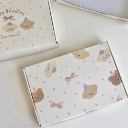 New Cartoon Bear Airplane Box Birthday Gift Box Girls Holiday Gift Packaging Box Express Packaging Carton