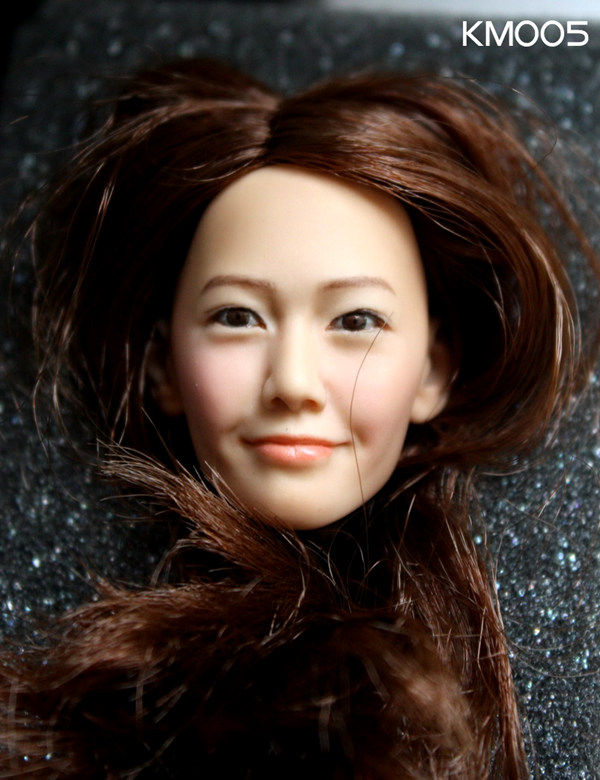 森哥1:6 兵人 kumik 韩国手工坊 美女头雕 2012版 km048 现货_7折现价