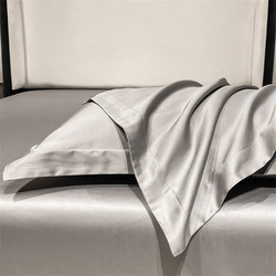 Five-Star Hotel Pillowcases, Set of Two, Home Use Pillowcases, 2025 Pure Cotton, 100% Cotton, Long-Staple Cotton Set, Solid Color