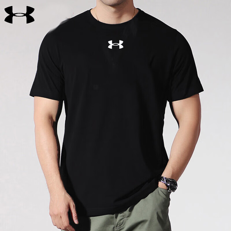 Мужская рубашка Under Armour UAT с короткими рукавами — летняя спортивная, быстросохнущая, для бега